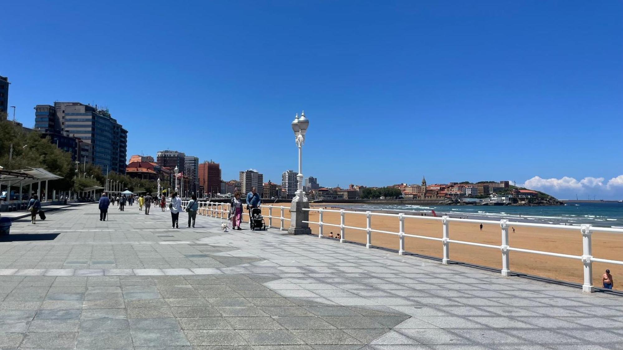 Apartamento Playa De Gijón Exterior foto
