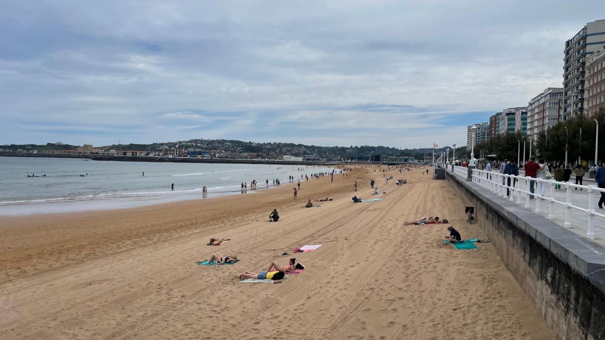 Apartamento Playa De Gijón Exterior foto